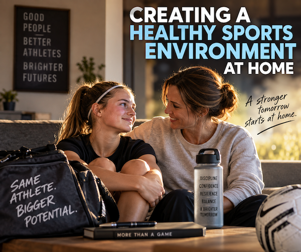 creating a healthy sports environment at home